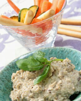 DIP DE BERENJENA Y YOGUR