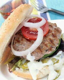 HAMBURGUESA GRIEGA
