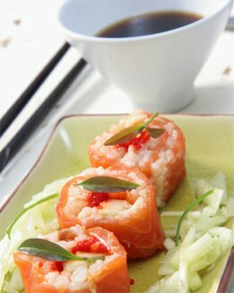 SUSHI DE PEPINO Y AHUMADOS