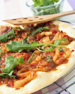 COCA DE CALAMARES Y VERDURAS