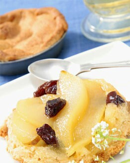 TATIN DE PERAS CON PASAS