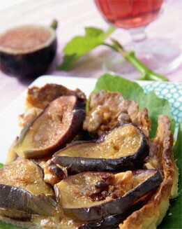TARTA DE HIGOS Y NUECES