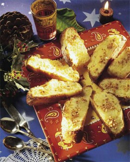 TOSTADAS DE ROSCÓN DE REYES