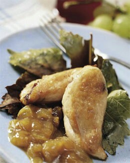 PERDICES CON SALSA DE UVAS