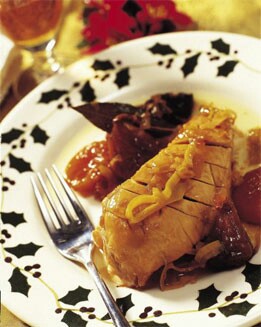 ESCABECHE DE PAVO CON HIGOS