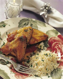 ALITAS DE POLLO EN SALSA DE VINO BLANCO