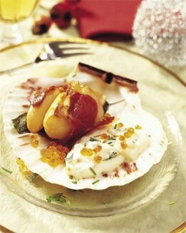 VIEIRAS CON SALSA BEARNESA