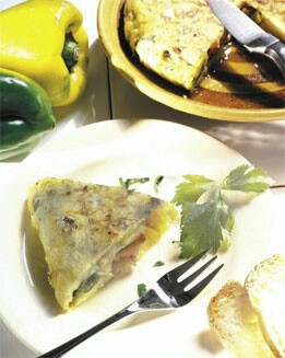TORTILLA TRICOLOR DE PATATAS