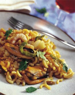 CAZUELA DE FIDEOS CON MEJILLONES