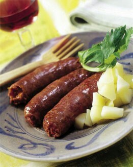 CHORIZOS EN SALSA DE ALBARIÑO