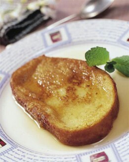 TORRIJAS EN ALMÍBAR DE MANZANA