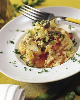 ARROZ CON BACALAO Y VERDURAS