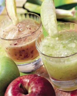 SORBETE DE MANZANA VERDE Y ROJA