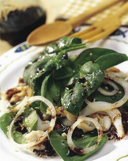 ENSALADA DE SEPIA Y ESPINACAS