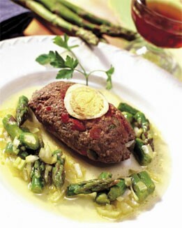 FIAMBRE DE CARNE CON ESPÁRRAGOS