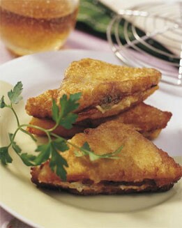 EMPAREDADOS DE QUESO CON HABAS