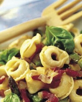 TORTELLINI CON SOFRITO DE ESPÁRRAGOS