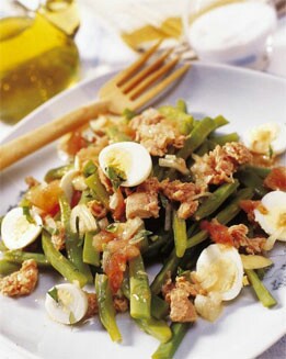 JUDÍAS VERDES EN ENSALADA DE ATÚN