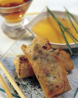 ROLLITOS DE CERDO CON SALSA DE JEREZ