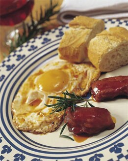HUEVOS FRITOS A LA MALLORQUINA