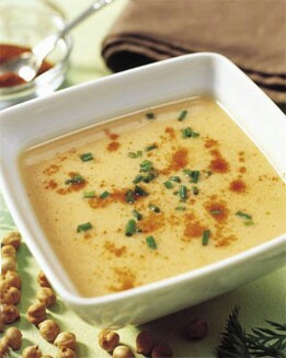 SOPA FRÍA DE GARBANZOS