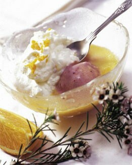 POSTRE HELADO DE COINTREAU