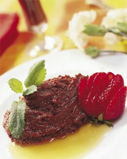 MOUSSE DE CHOCOLATE Y NARANJA