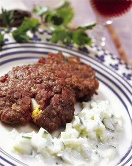 FILETES A LA ANDALUZA CON VINAGRETA DE PEPINO