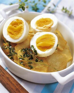 HUEVOS A LO POBRE CON TOMILLO