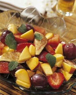 ENSALADA DE FRUTAS CON JARABE DE LAVANDA