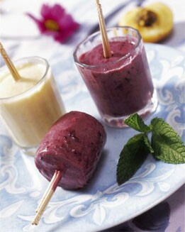 POLOS DE YOGUR CON FRUTAS