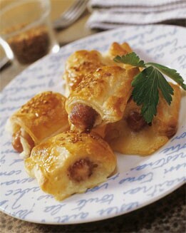 HOJALDRITOS DE SALCHICHAS