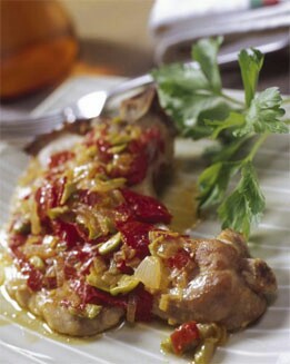 CHULETAS DE CERDO EN PAPILLOTE
