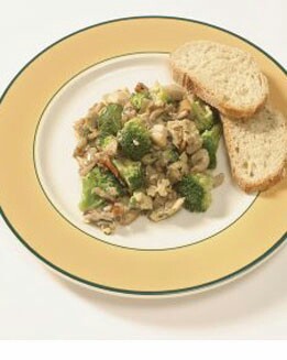 HUEVOS CON SETAS Y BRÉCOL
