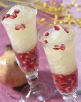 GRANIZADO DE CAVA CON GRANADAS