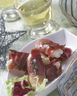 CIGALAS TEMPLADAS CON JAMÓN IBÉRICO
