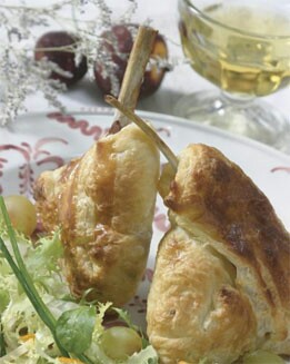 CHULETITAS DE CORDERO EN HOJALDRE