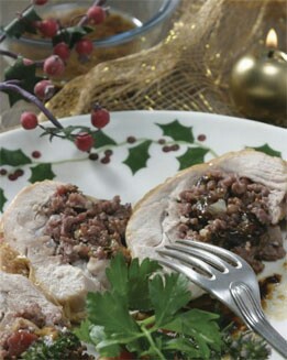 PATORRA DE PAVO RELLENA DE FRUTOS DE INVIERNO