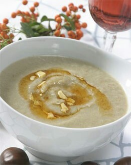 CREMA DE SETAS CON CASTAÑAS