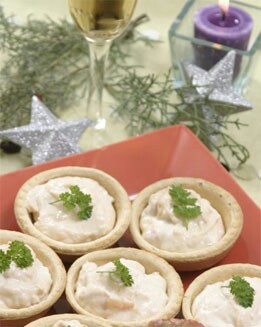 TARTITAS DE SALMÓN