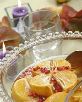 MANDARINAS CON SALSA DE SIDRA