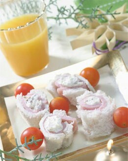 ROLLITOS DE JAMÓN Y QUESO