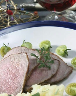 REDONDO DE TERNERA CON PURÉ DE PATATA