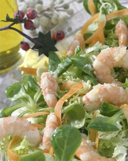 ENSALADA DE INVIERNO CON VINAGRETA DE COCO
