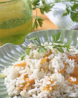CUCHARITAS DE ARROZ CON PESCADO