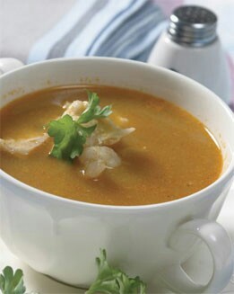 SOPA LIGERA DE LANGOSTINOS