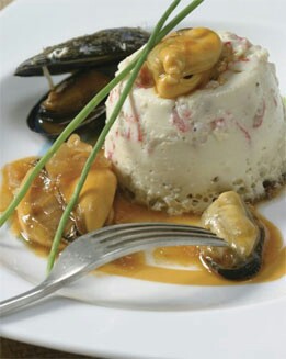 MOLDES CANGREJO CON SALSA DE MEJILLONES