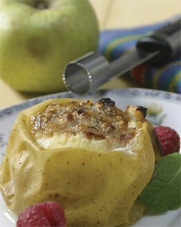 MANZANAS AL HORNO CON CONFITURA