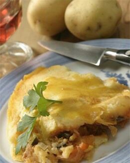PASTEL DE MELVA CON TOMATE