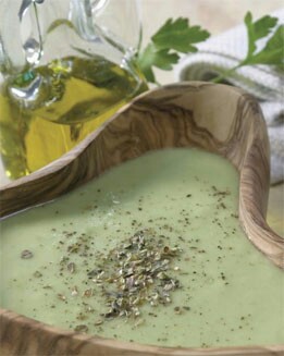 CREMA DE GALLINA CON AGUACATE